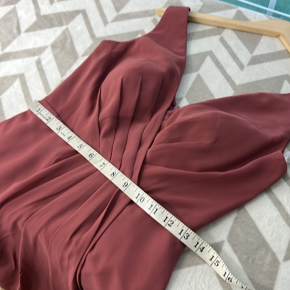 REVELRY NWT Blair Chiffon Dress size 6 Formal Bridal Dress - Picture 12 of 13